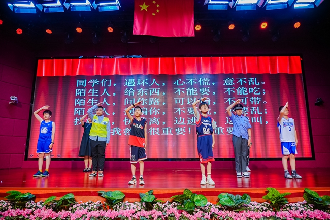 北京教育系统未成年人保护法宣传月现场活动。主办方供图