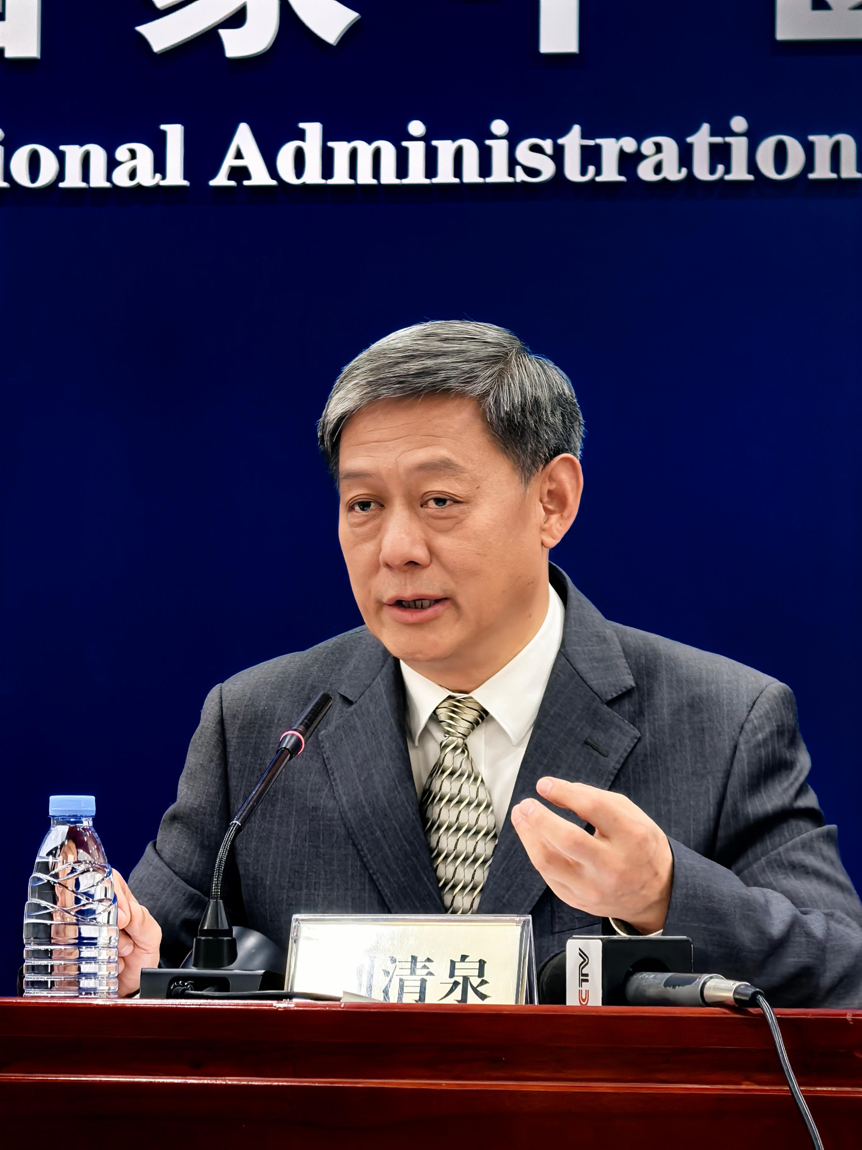 首都医科大学附属北京中医医院院长刘清泉。人民网记者蒋波 摄