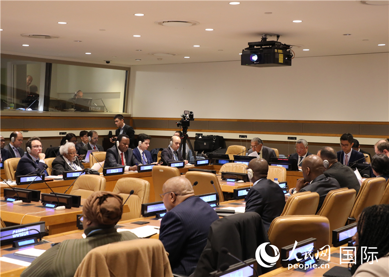 1、10月27日,中国常驻联合国代表团在联合国总部举办“纪念台湾光复80周年,维护联大第2758号决议权威”会议。 人民网记者 李志伟摄