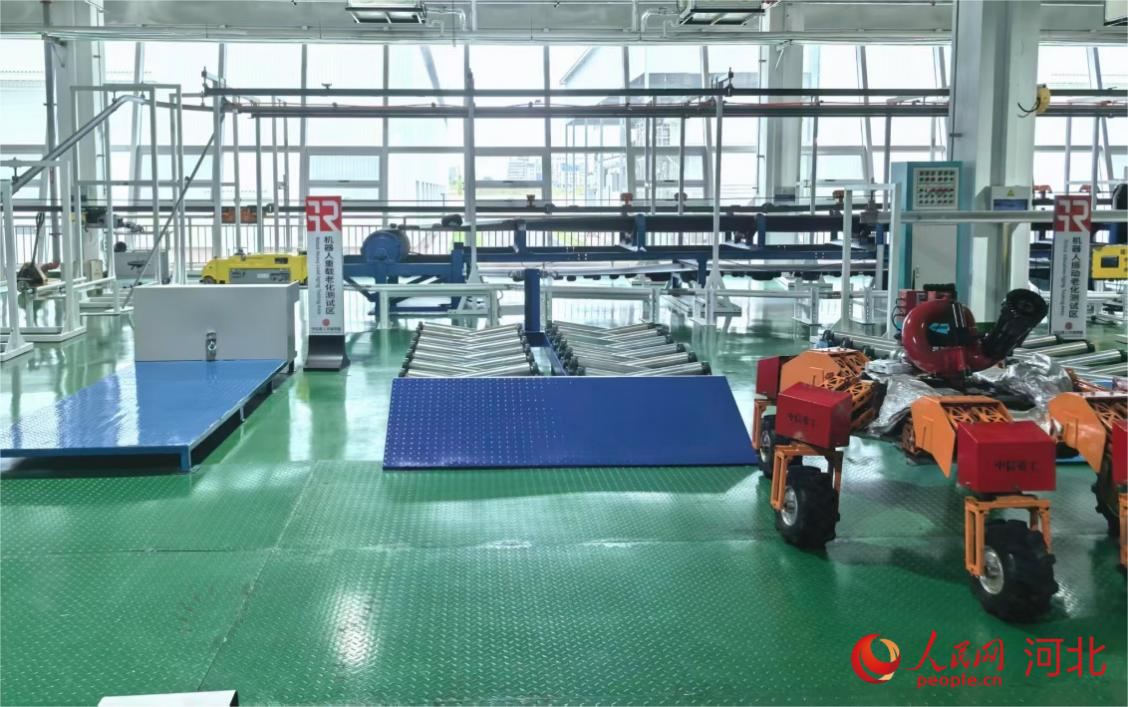 河北省智能机器人产品质量检验检测中心。人民网记者 付兆飒摄