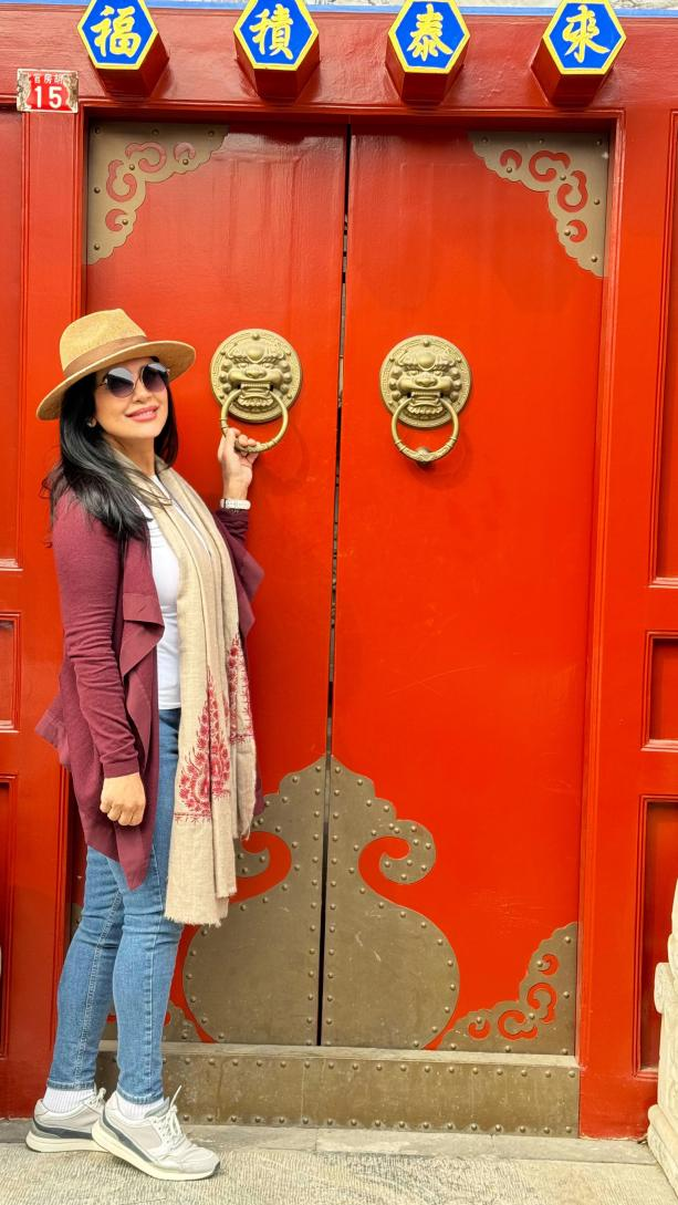 阿斯拉尔在华旅游。受访者供图