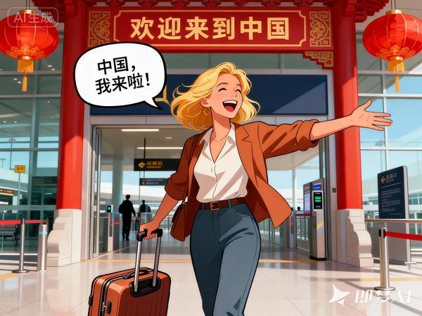 jimeng-2026-02-04-1613-请根据外国游客开启体验中国的新鲜“旅程”,生成一张漫画图片_副本.png